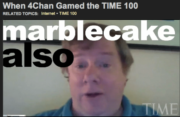 When 4Chan Gamed the TIME 100 - Video - TIME.com