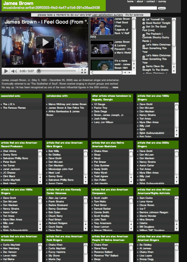 James Brown -- Music Artist