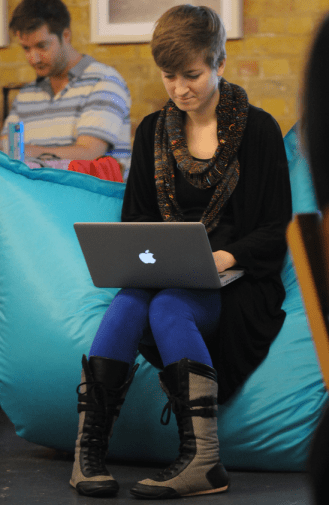 Becky combines Latex and Bingo to reshape Music Hack Day forever