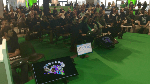 Demoing Cannes Burn to the MIDEM crowd